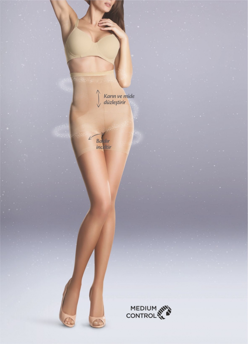 Body control 15 DEN panty ZWART